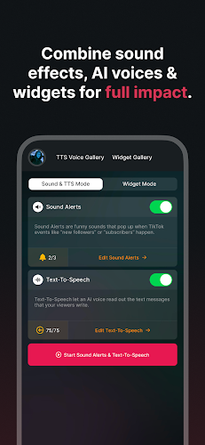 TikFinity Mobile - Alerts&TTS Gameplay Screenshot
